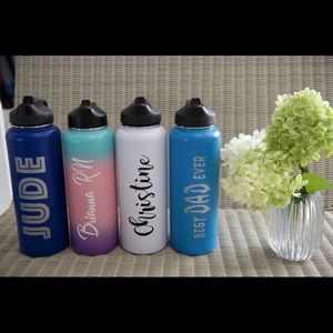 High quality water bottle 40oz Straw lid